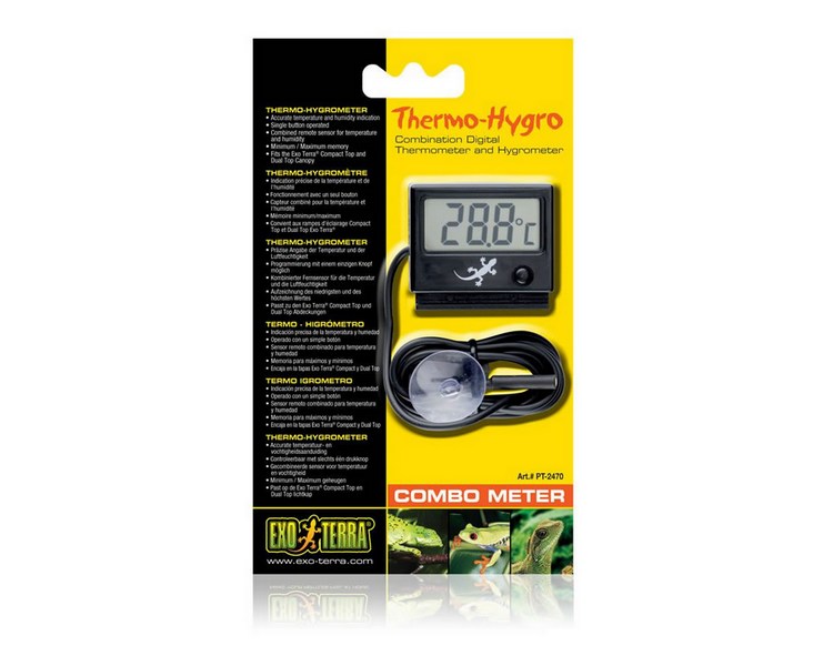 Exo Terra Combometer Digi Thermometer and Hygrometer